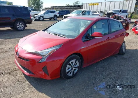 2018 Toyota Prius from USA, damaged, VIN JTDKARFU9J3063585